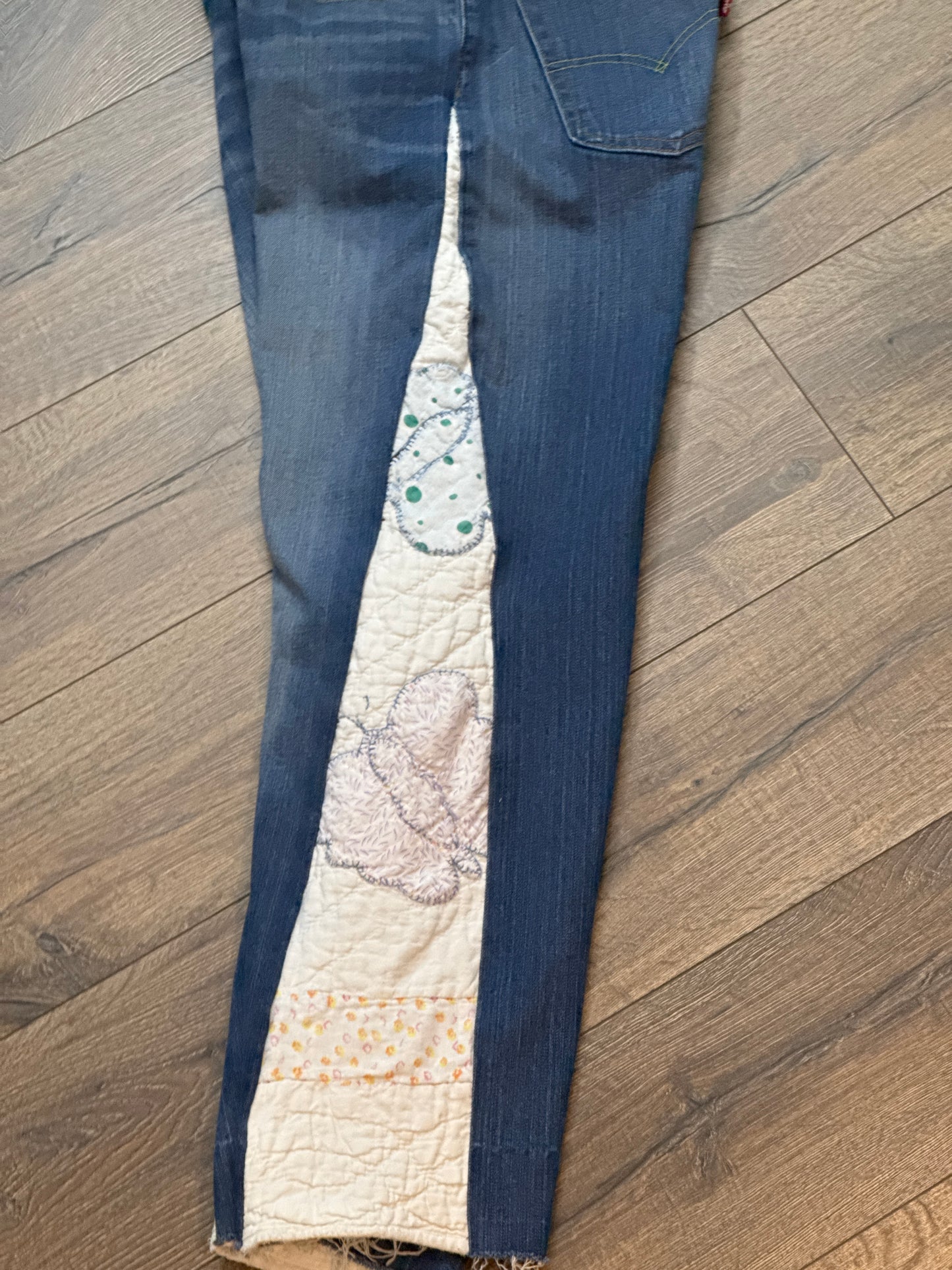 Giddy-up Quilt Panel Jeans