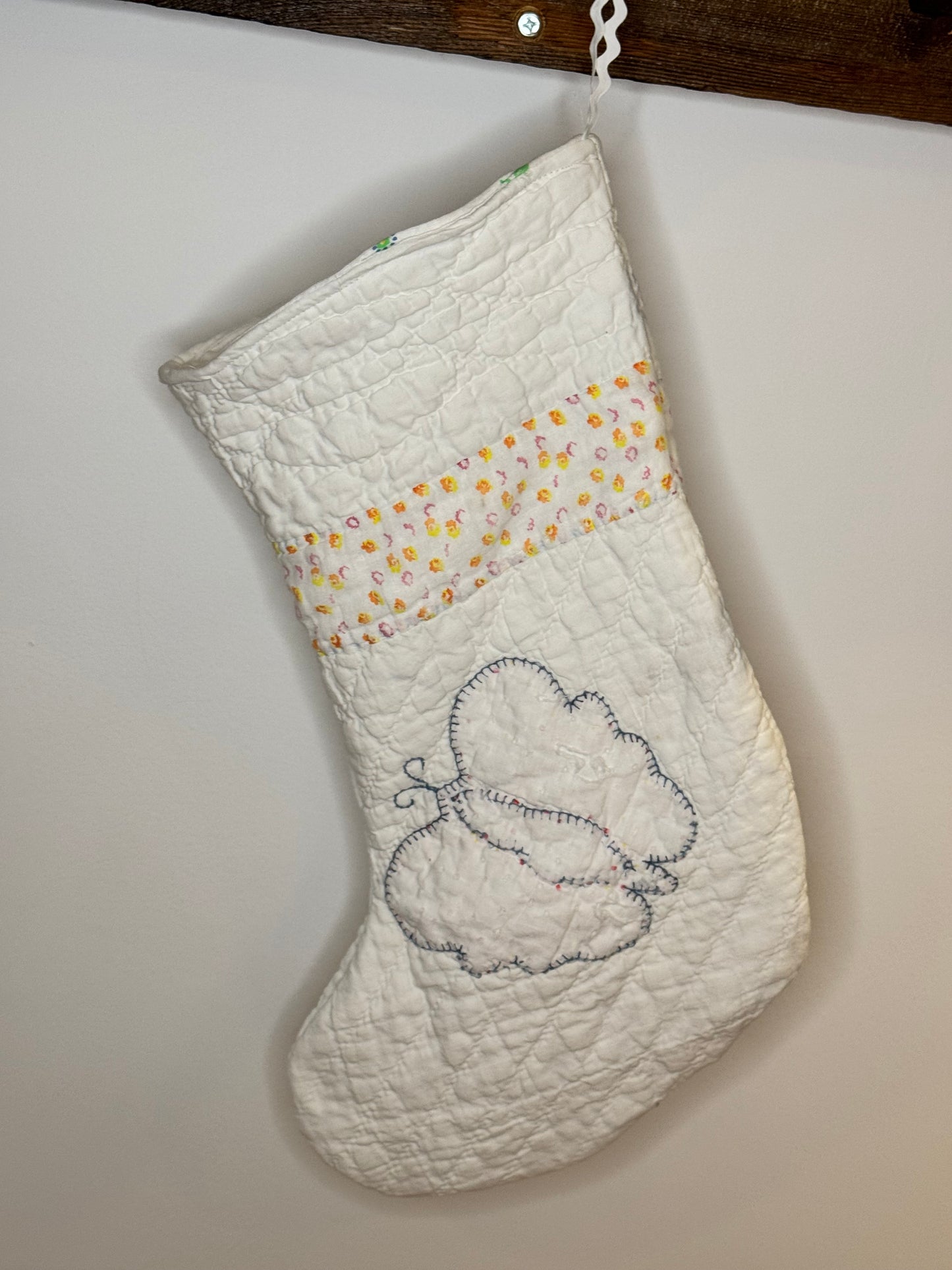 Frosted Flutter Stocking