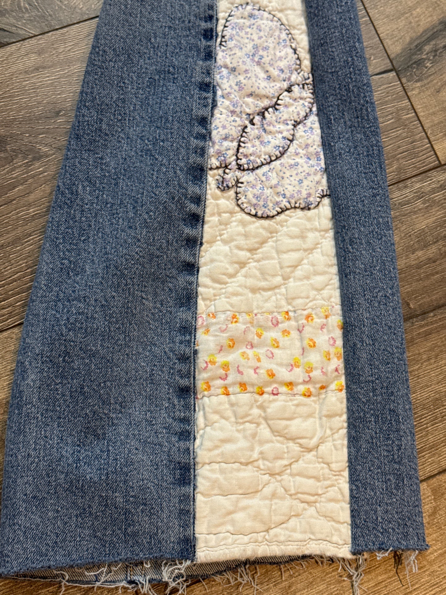 Dolly Parton at a Quilting Bee Jeans
