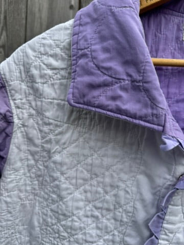 Violet Bloom Quilt Coat