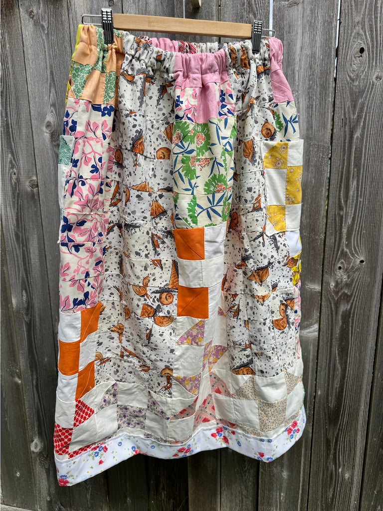 Skirt of Many Colours Quilt Skirt