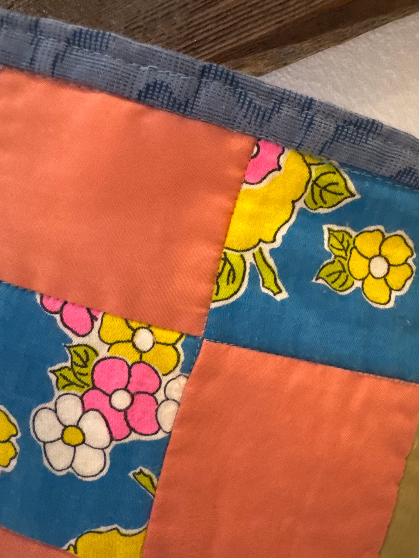 Patchy Floral Stocking