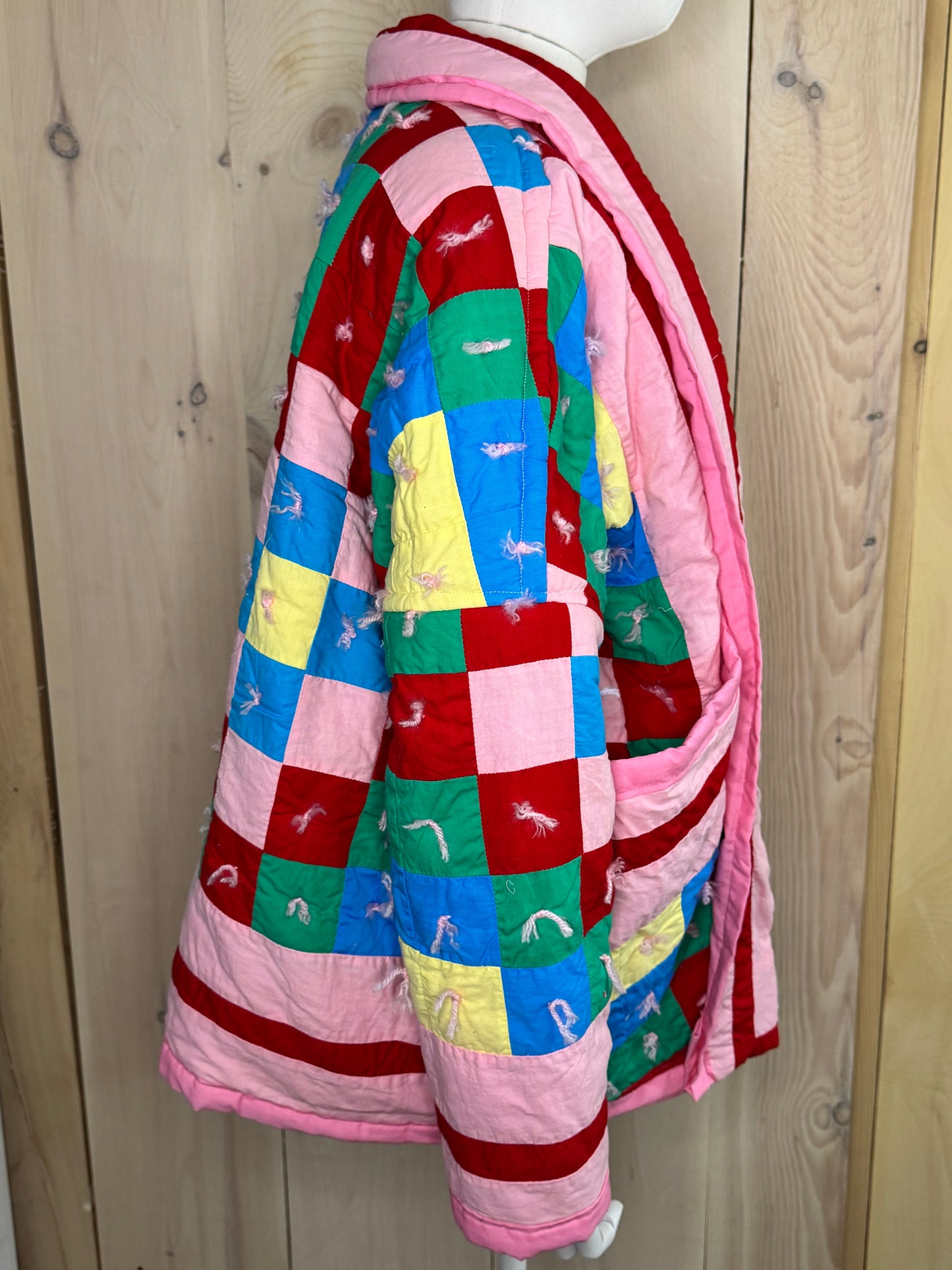 Bubblegum Bingo Quilt Coat