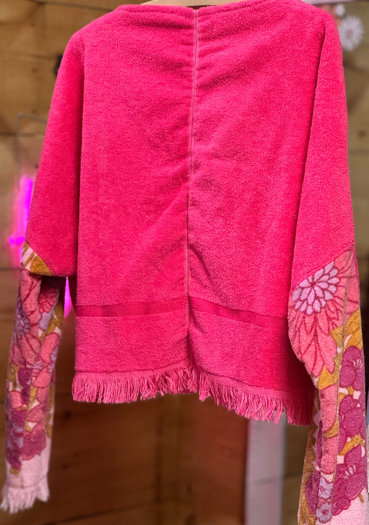 Pink Flamingo Towel Jacket