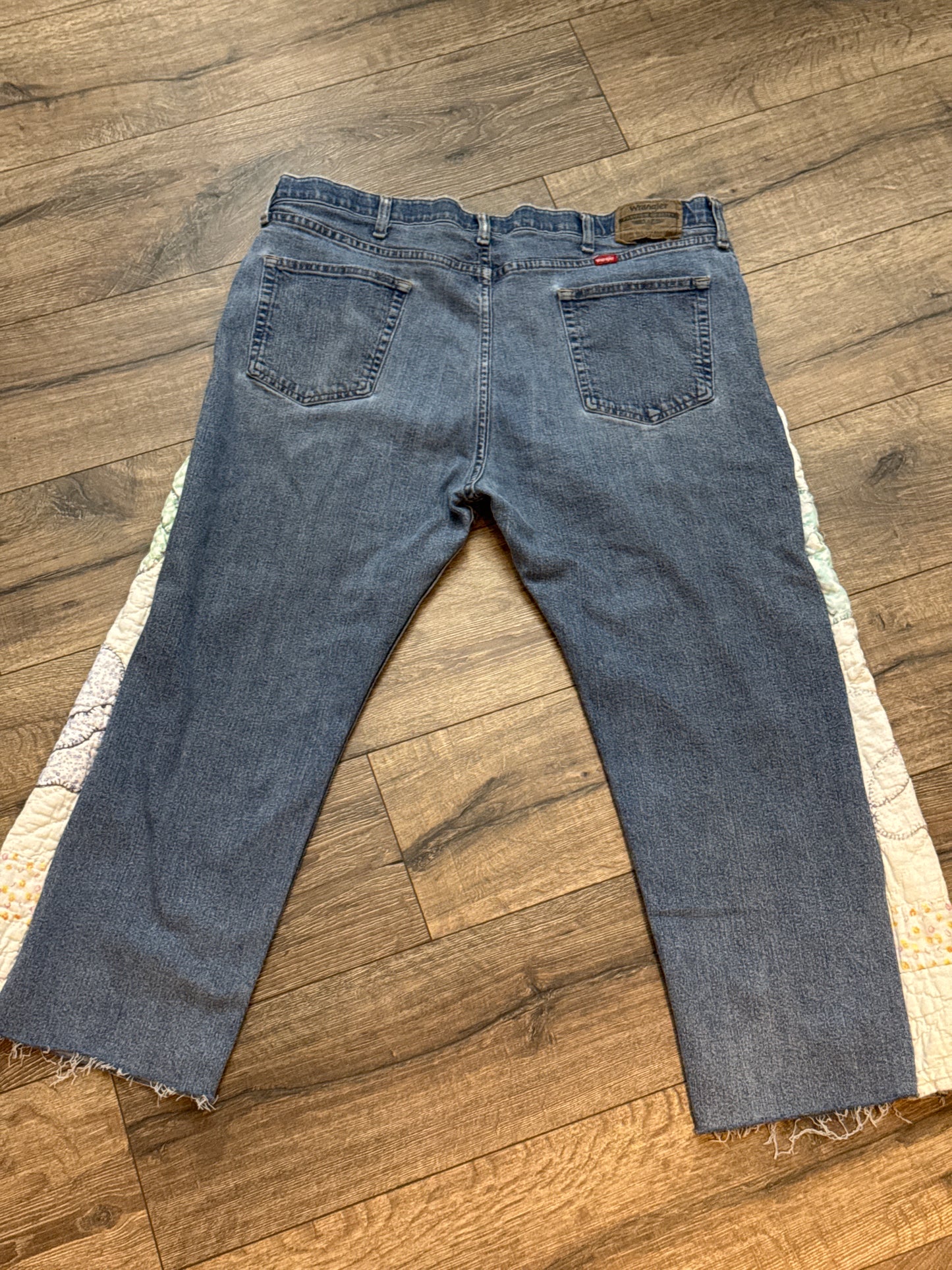 Dolly Parton at a Quilting Bee Jeans