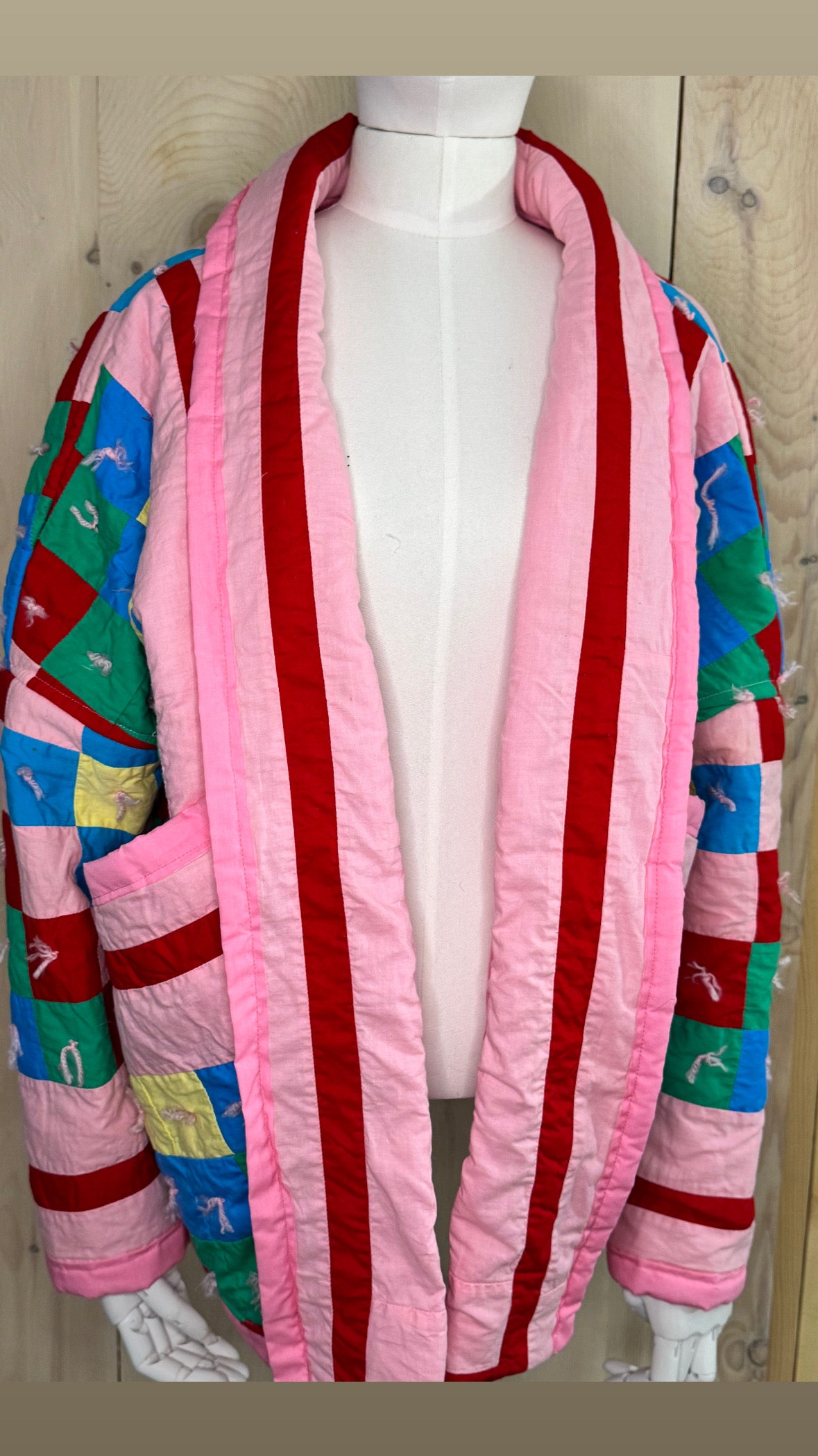 Bubblegum Bingo Quilt Coat