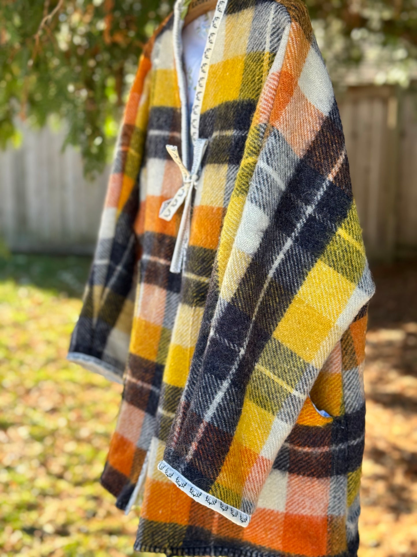 Cabin Crush Wool Blanket Coat
