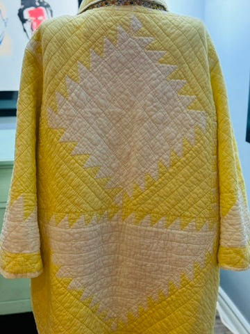 Sunburst Sawtooth Quilt Coat