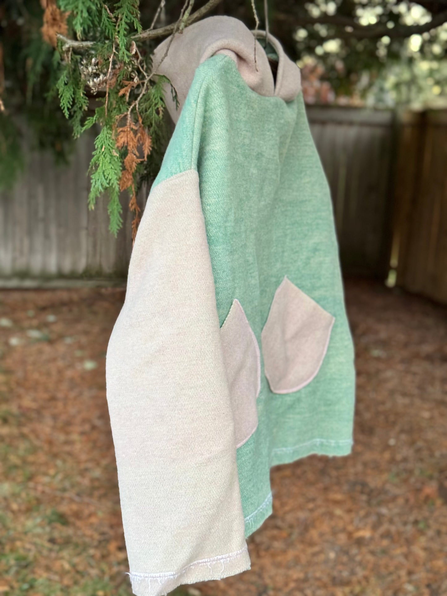 Mint to Be Wool Blanket Hoodie