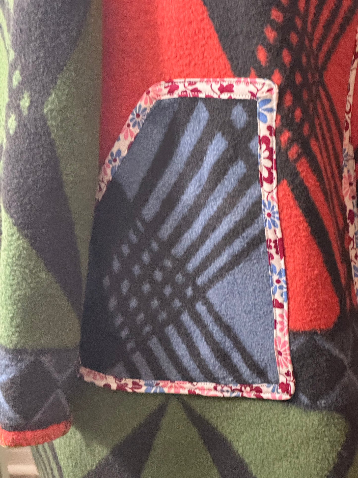 Ember & Evergreen Blanket Coat - Vintage Plaid Wool Upcycled Statement Piece
