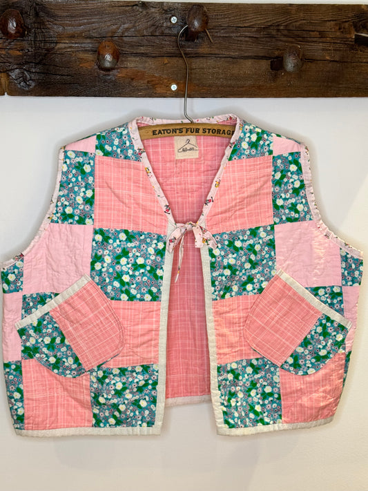 Florals and Flattery Quilt Vest