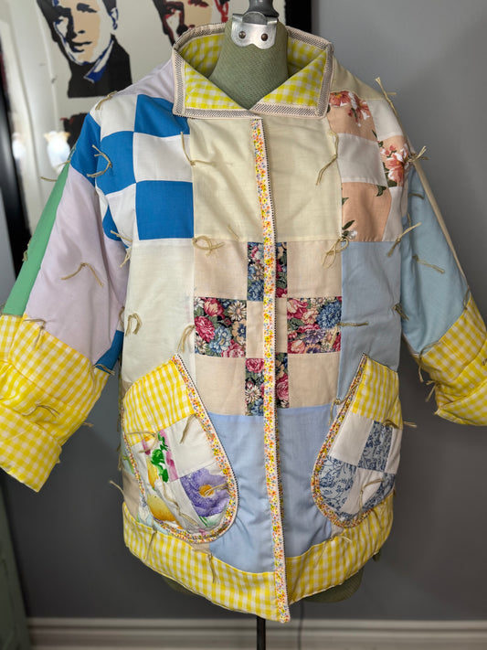 Lemonade Stand Quilt Coat