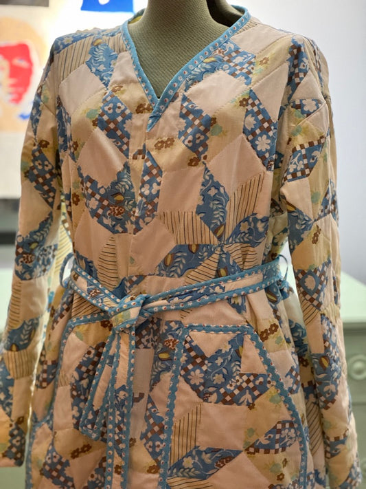 Blueberry Sundae Quilt Coat