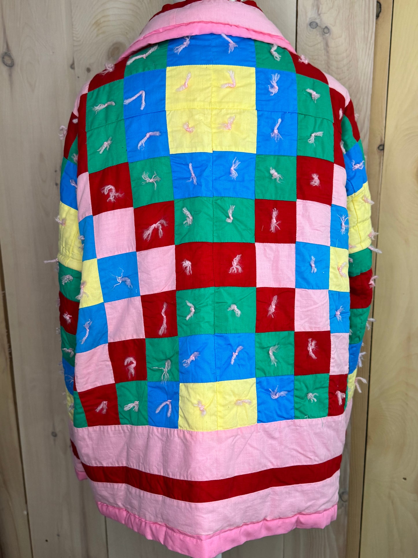 Bubblegum Bingo Quilt Coat