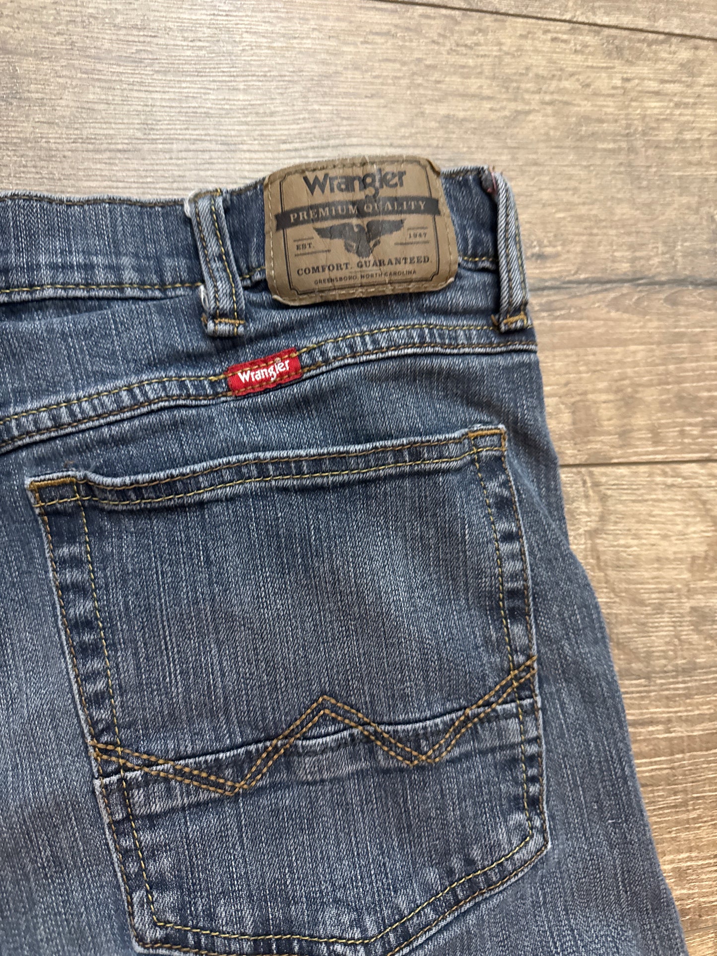 Quilted but Still Kickin Quilt Panel Jeans