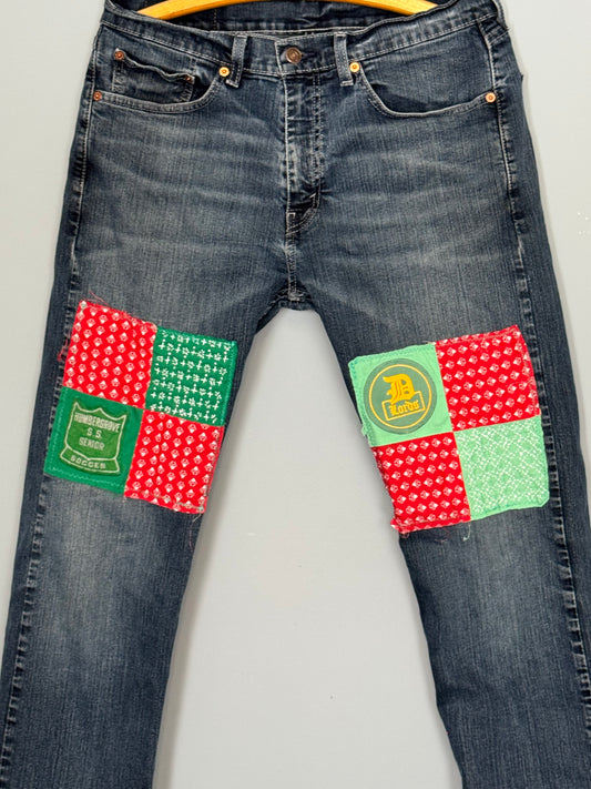 Field Day Patchwork Denim - Vintage Levi's Upcycled Jeans