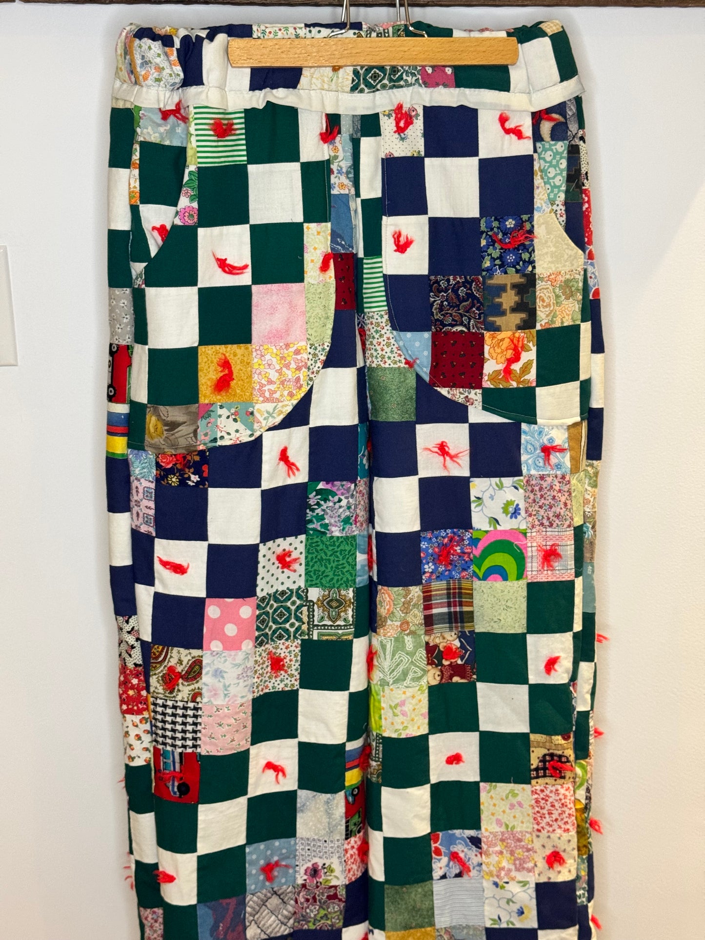 Chaos Check Quilt Pants