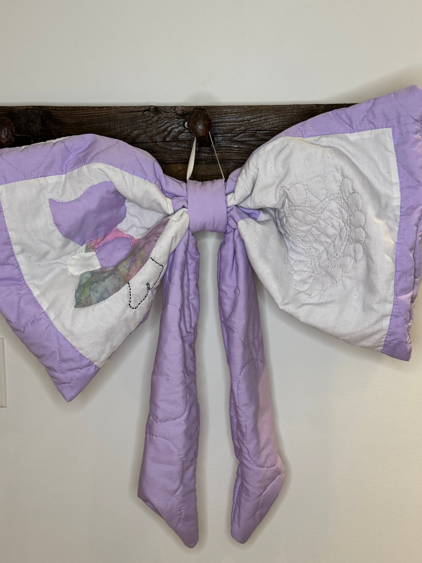 Lilac Sunbonnet Sweetheart Bow - X Large
