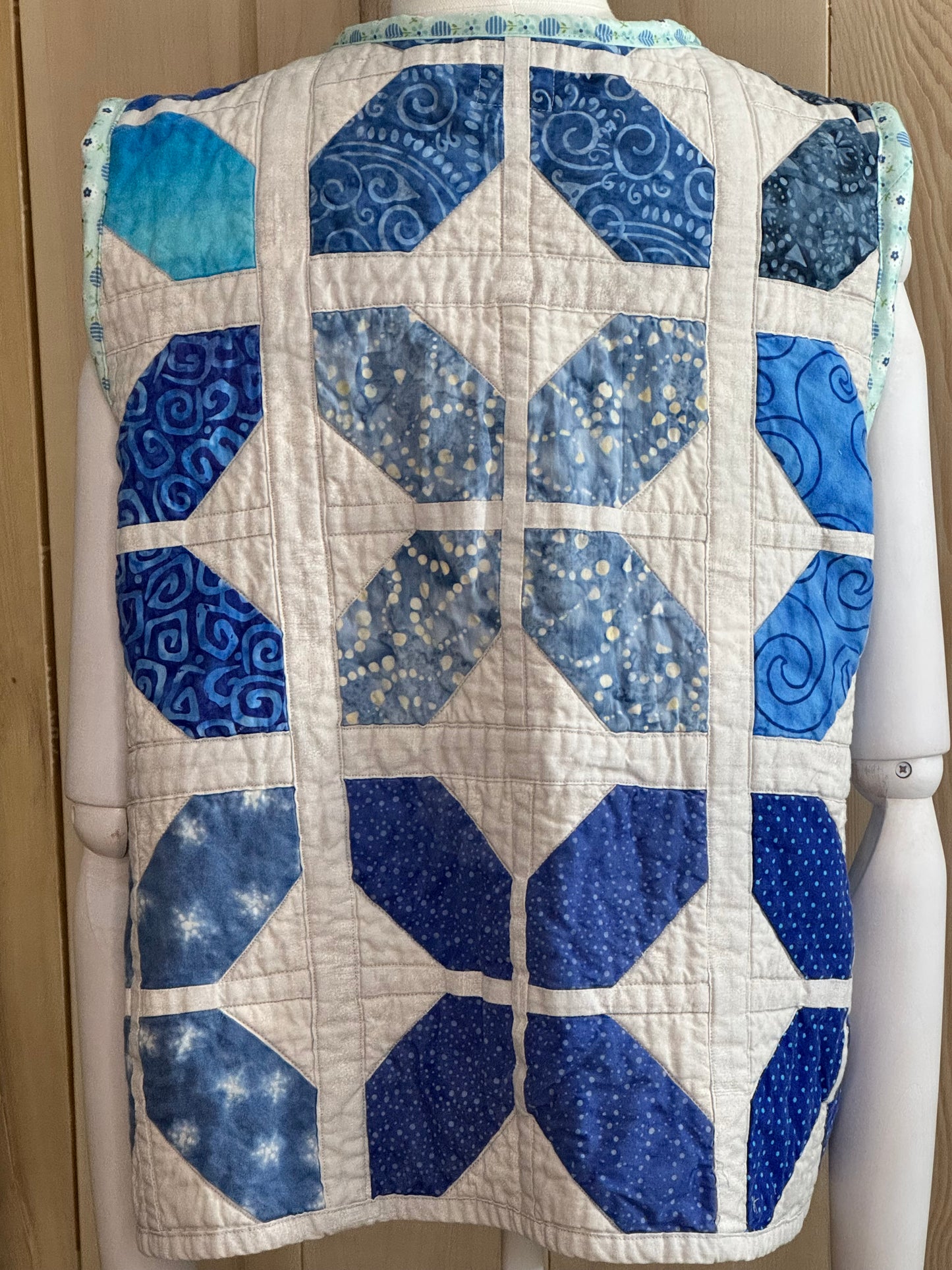 Indigo Attitude Quilt Vest
