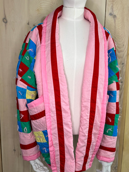 Bubblegum Bingo Quilt Coat