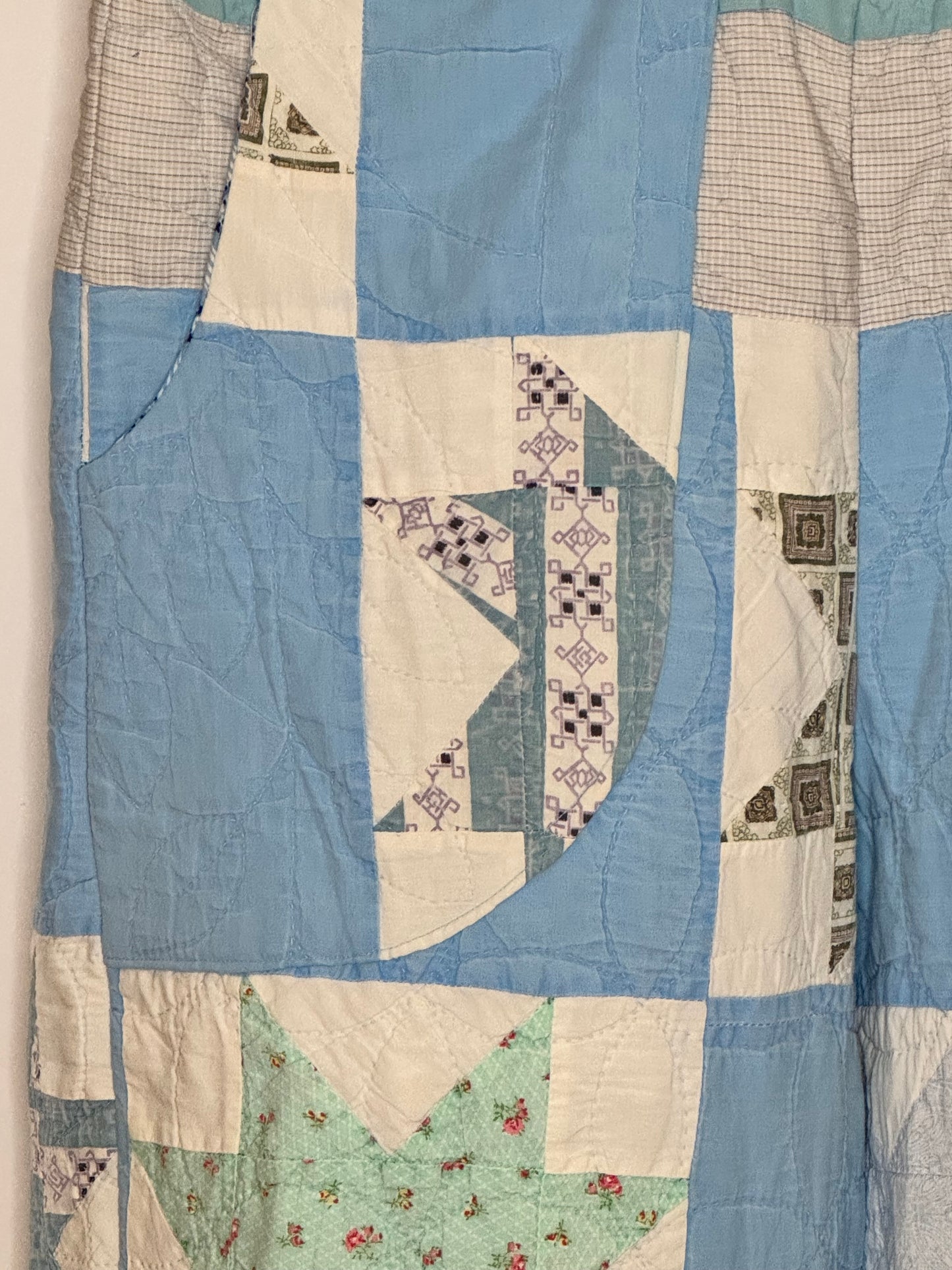 Blue Ribbon Quilt Pants