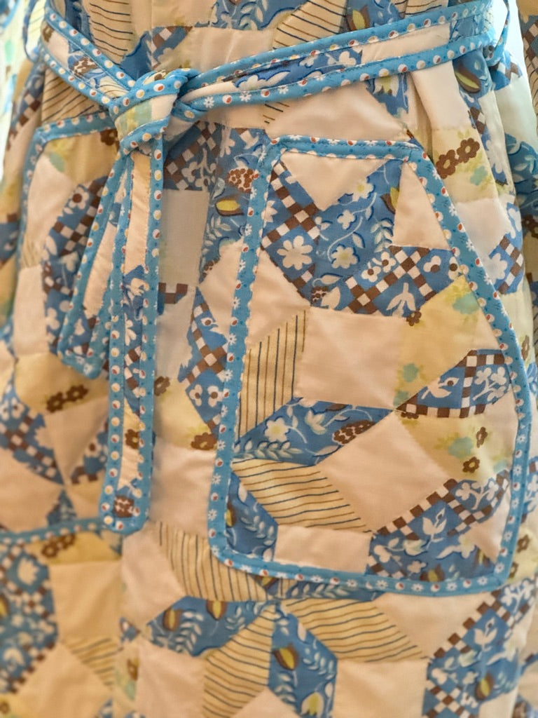 Blueberry Sundae Quilt Coat