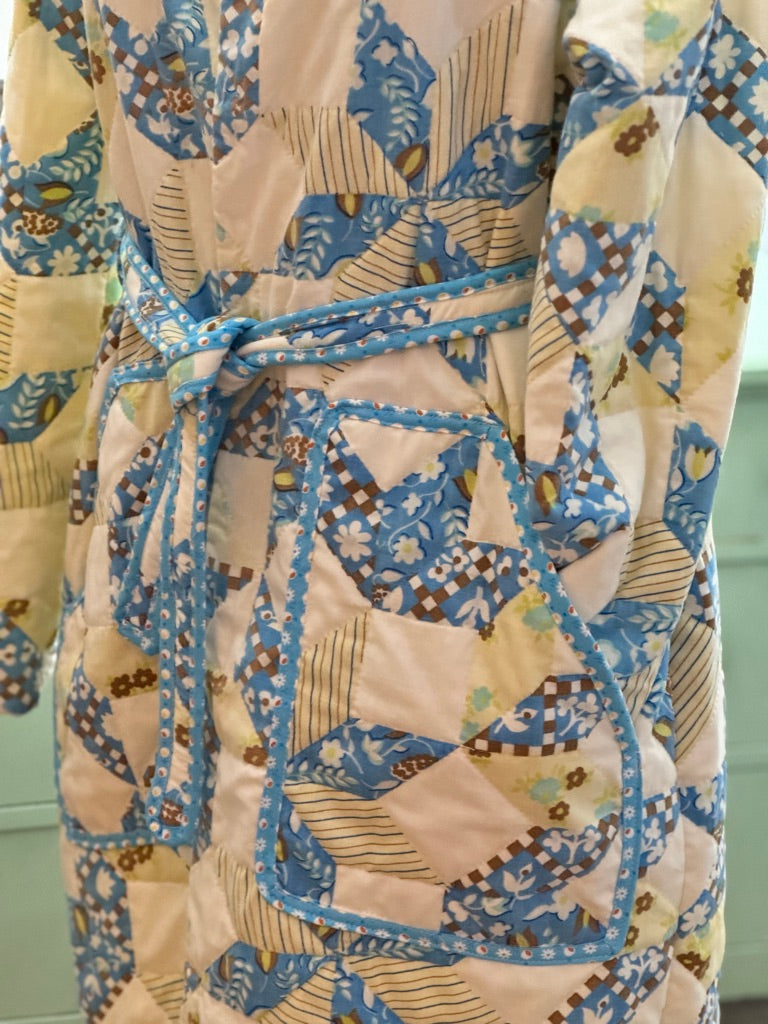 Blueberry Sundae Quilt Coat