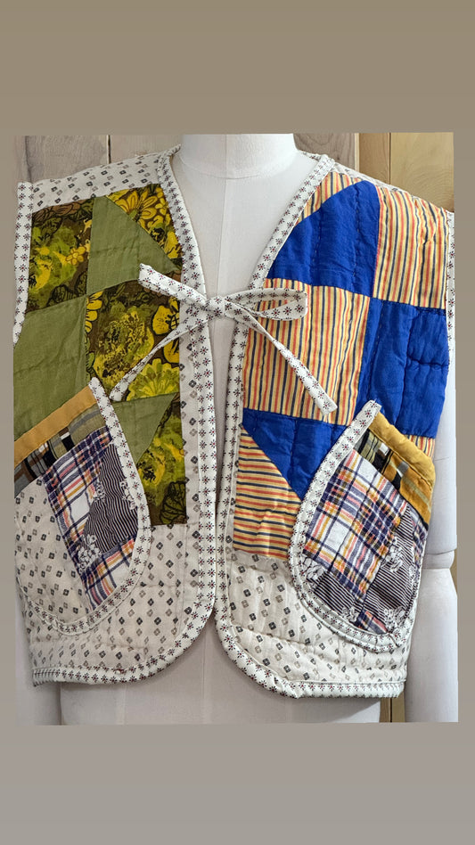Patchwork Power Move Quilt Vest