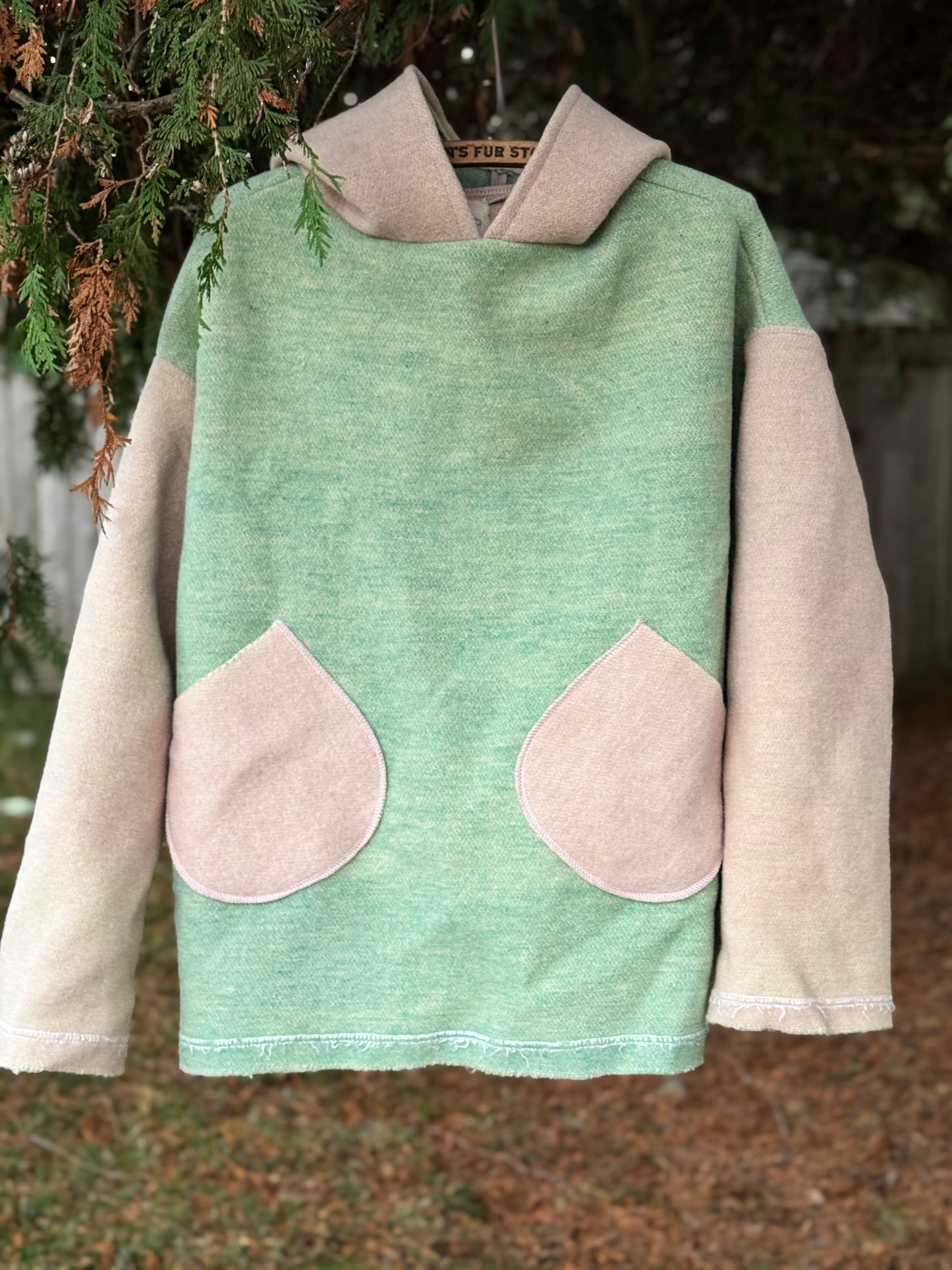 Mint to Be Wool Blanket Hoodie