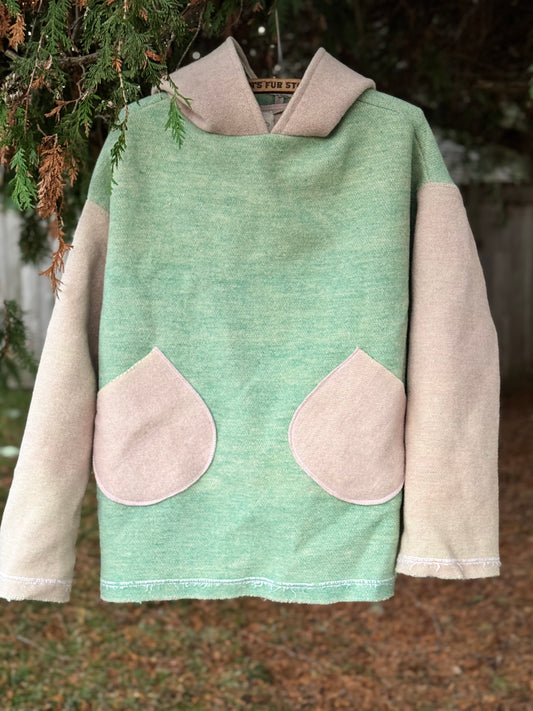 Mint to Be Wool Blanket Hoodie