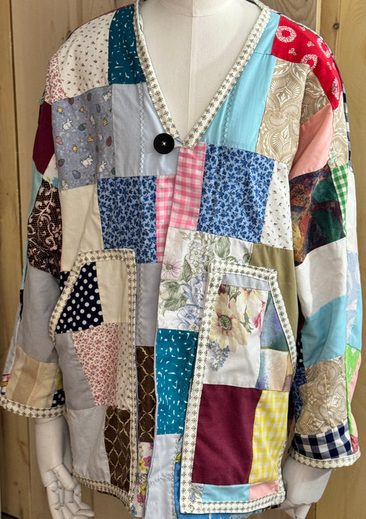 The Picnic Plot Twist Quilt Coat