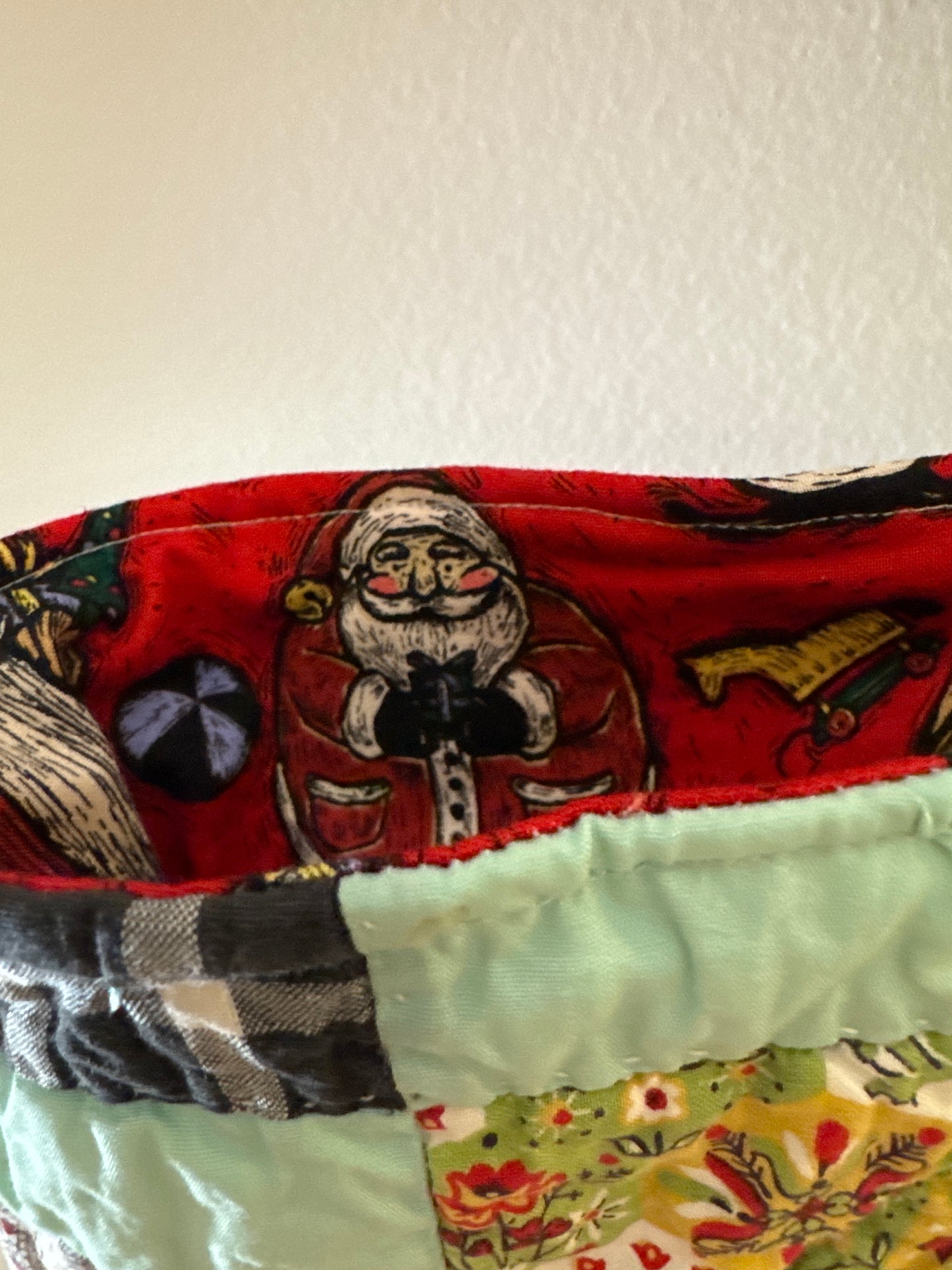 Quilted Joy Stocking