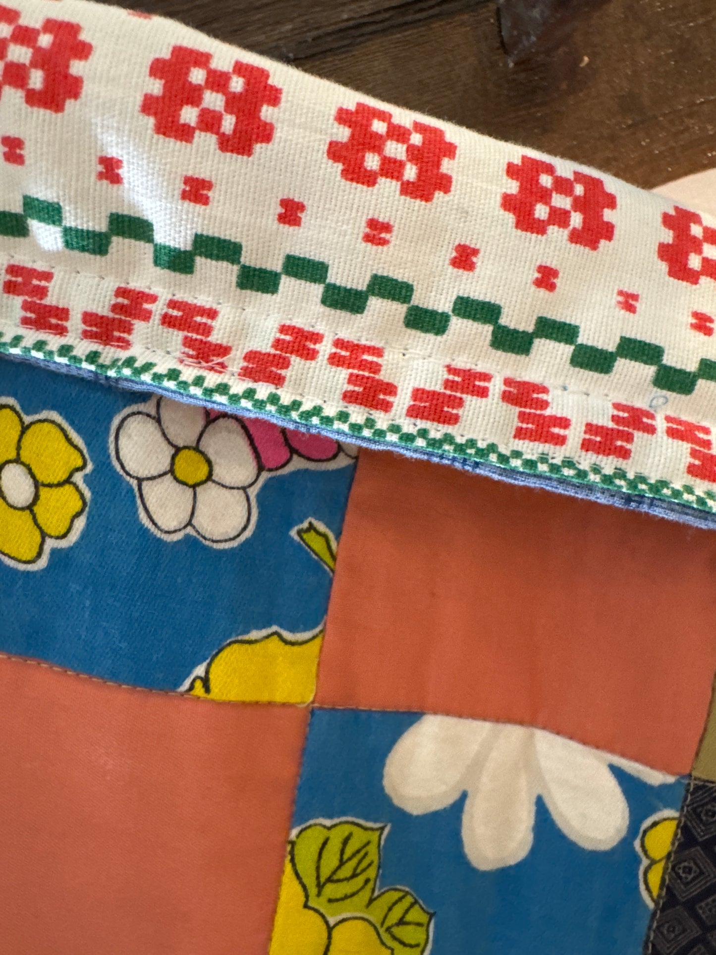 Patchy Floral Stocking