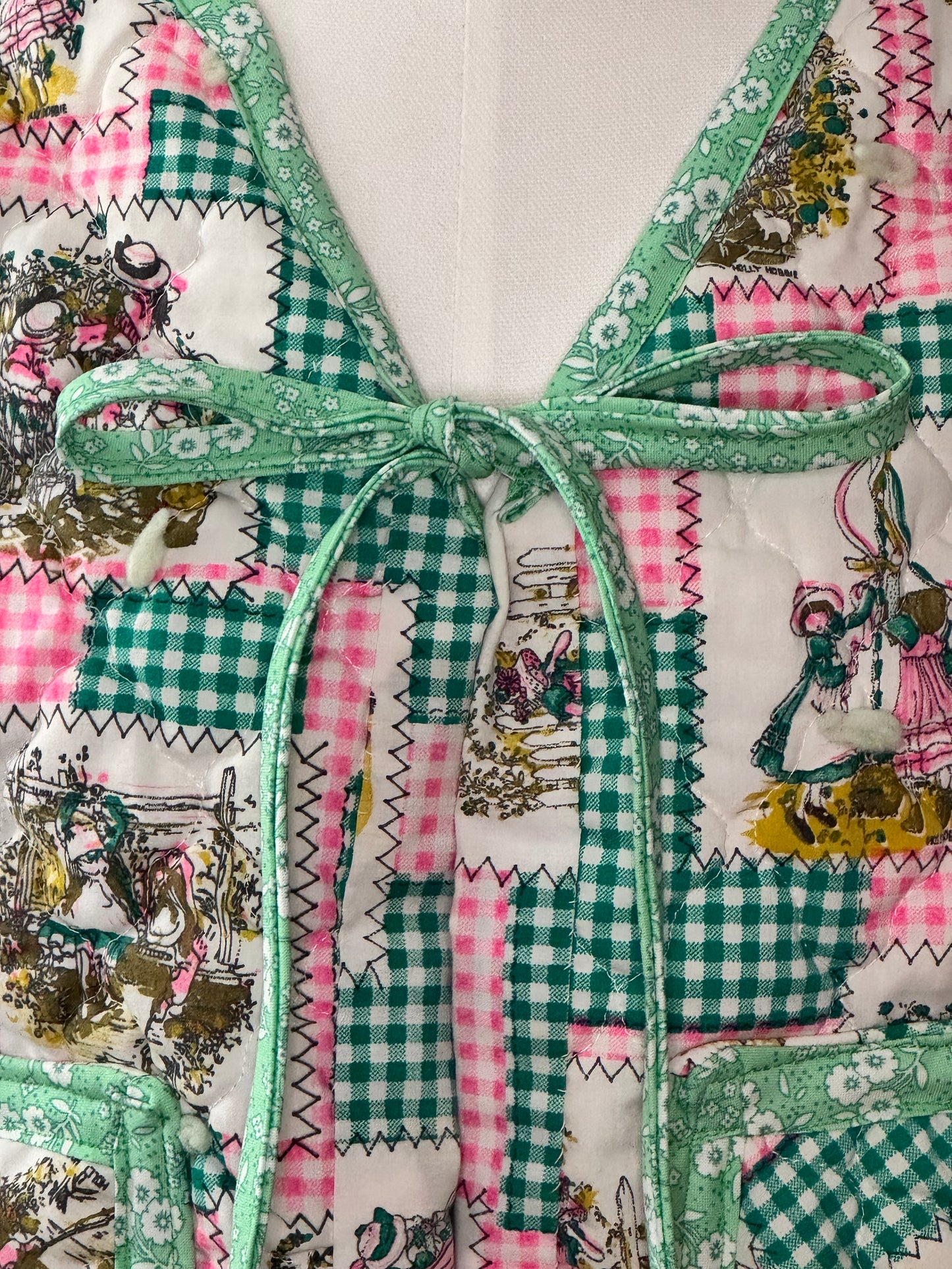 Strawberry Socialite Quilt Vest