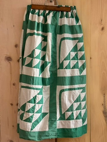 Flying Geese Quilt Skirt