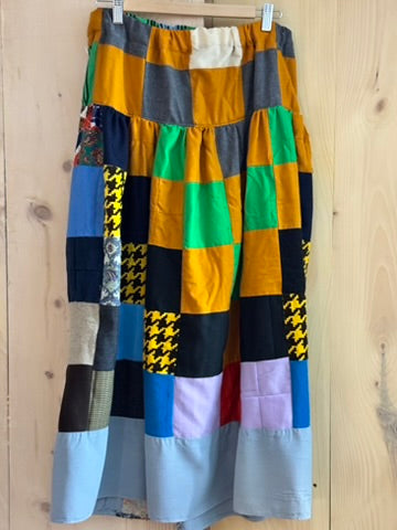 Cozy Patches Quilt Skirt