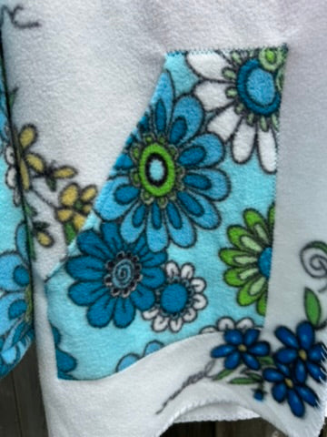 Retro Bloom Hooded Cardigan