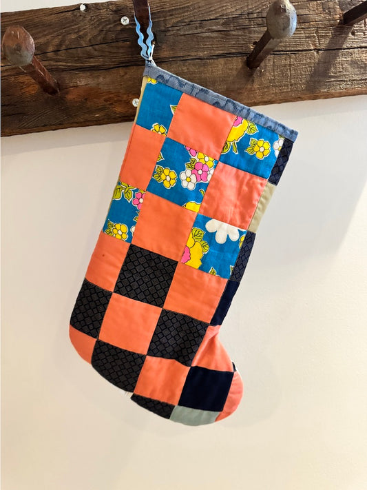 Patchy Floral Stocking
