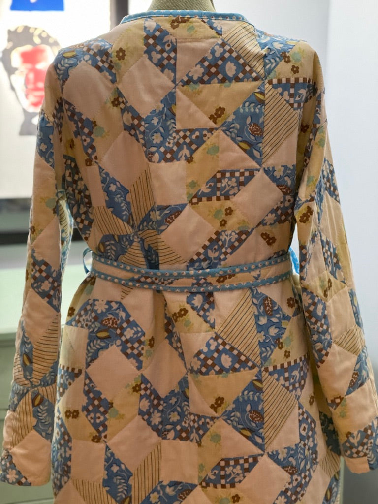 Blueberry Sundae Quilt Coat