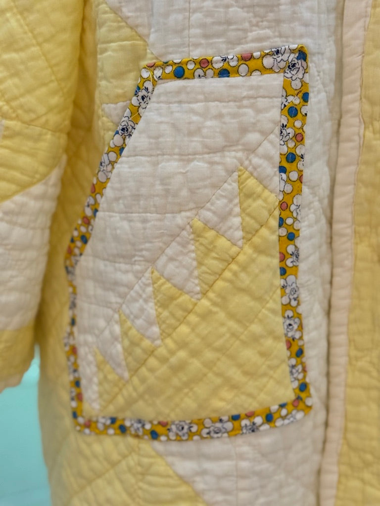 Sunburst Sawtooth Quilt Coat