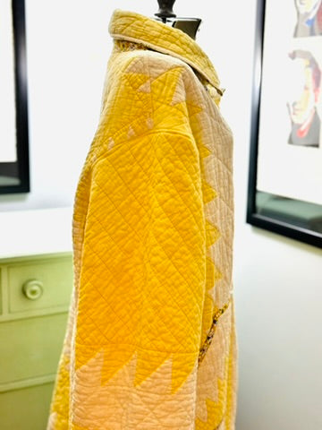 Sunburst Sawtooth Quilt Coat